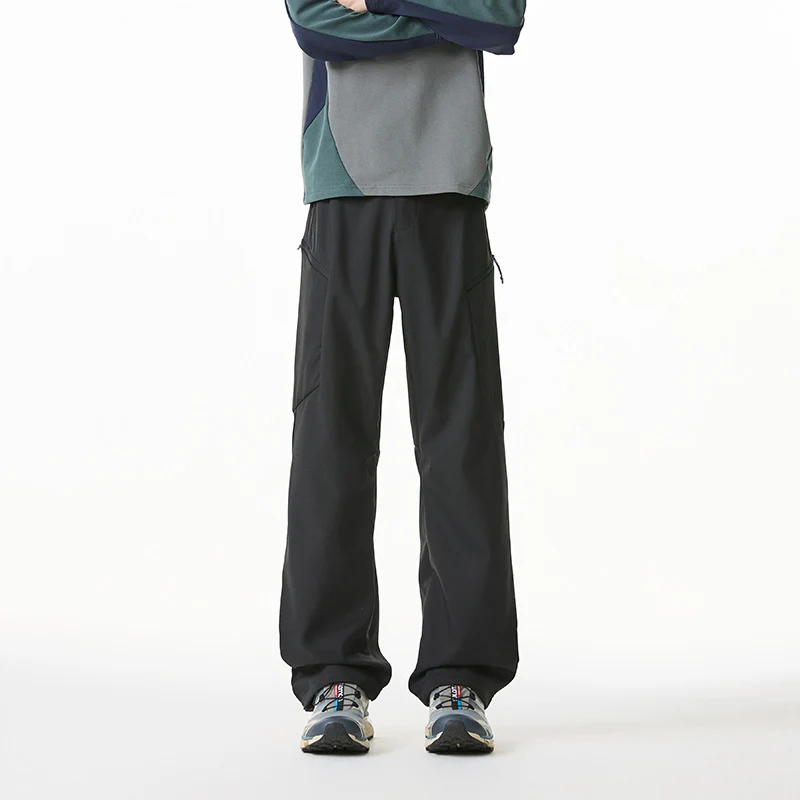 Herren Funktionale Cargo-Hose mit elastischem Bund und verstellbarem Saum Drune