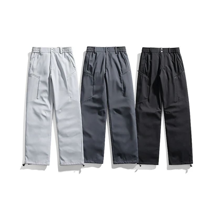 Herren Funktionale Cargo-Hose mit elastischem Bund und verstellbarem Saum Drune