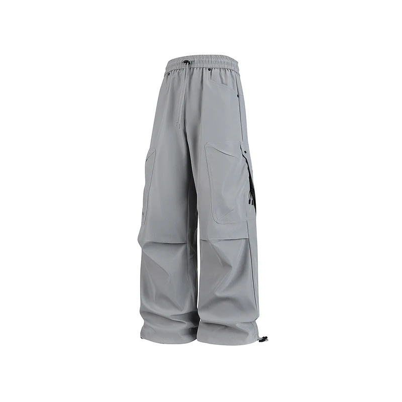 Herren Extraweite Utility-Cargohose im Joggerstil mit Tunnelzugbund und verstellbaren Beinabschlüssen Drune