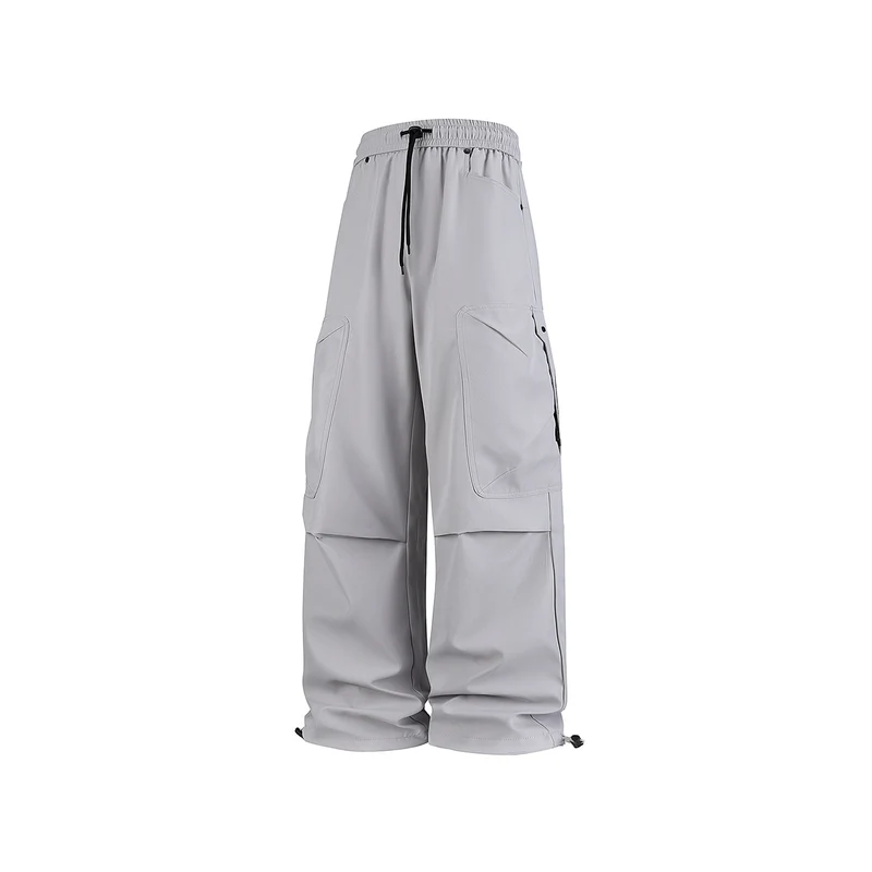 Herren Extraweite Utility-Cargohose im Joggerstil mit Tunnelzugbund und verstellbaren Beinabschlüssen Drune