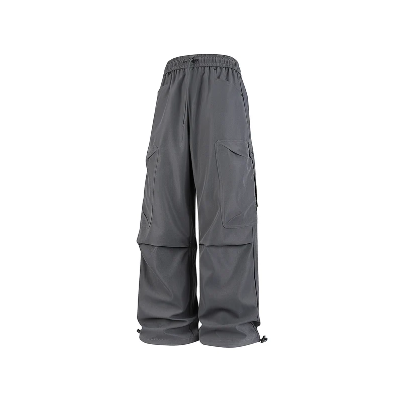 Herren Extraweite Utility-Cargohose im Joggerstil mit Tunnelzugbund und verstellbaren Beinabschlüssen Drune