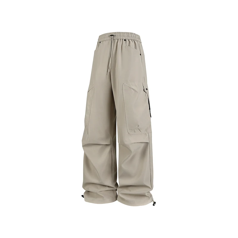 Herren Extraweite Utility-Cargohose im Joggerstil mit Tunnelzugbund und verstellbaren Beinabschlüssen Drune