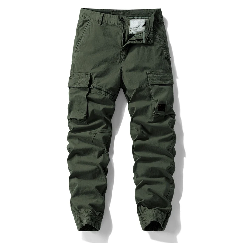 Herren Carpenter-Style Cargohose mit Zip-Knöchel, verstärkten Kniepaneelen und multifunktionalen Taschen Drune