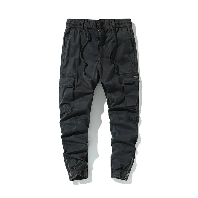 Herren Cargojogger mit Tarn-Canvas, Komfort-Tunnelzug und großen Klappfächern Drune