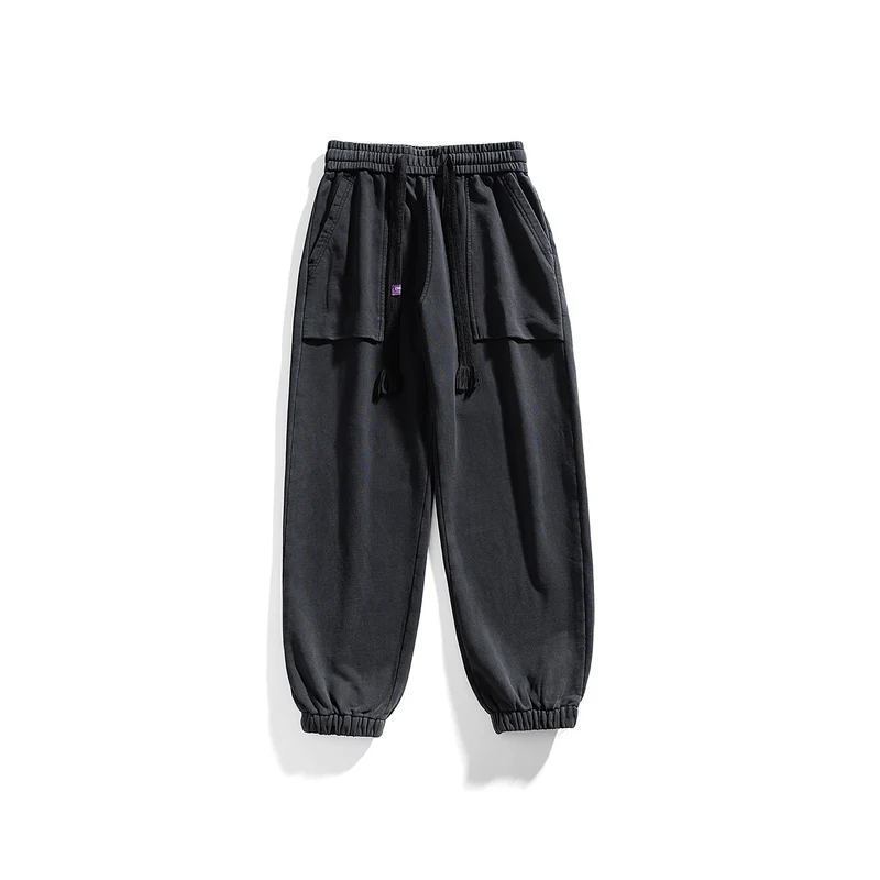 Herren Cargo-Jogginghose mit elastischem Bund und aufgesetzten Pattentaschen Drune