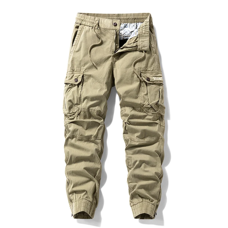 Herren Cargo-Jogginghose im Utility‑Stil mit elastischem Tunnelzugbund und verstärkten Kniepaneelen Drune