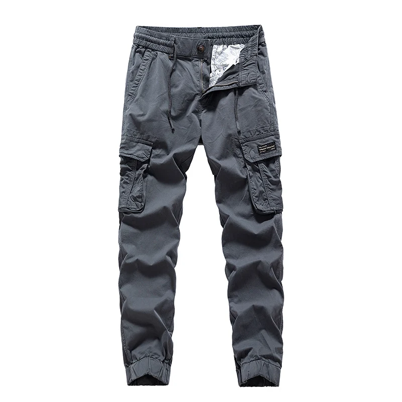 Herren Cargo-Jogginghose im Utility‑Stil mit Elastikbund, Tunnelzug und Mehrfach‑Cargotaschen Drune
