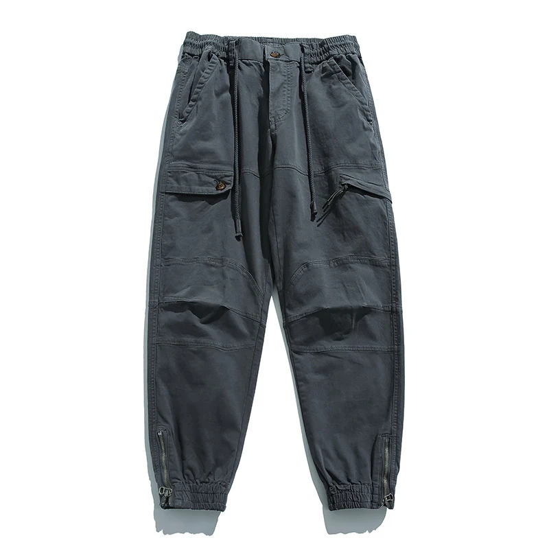Herren Cargo-Joggerhose im Utility‑Stil mit ergonomischen Kniepaneelen und Reißverschluss‑Knöchel Drune