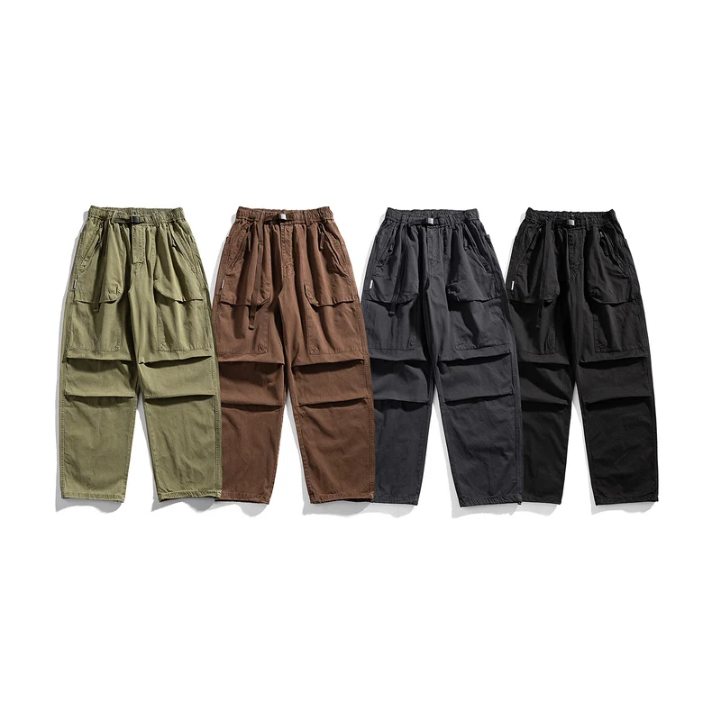 Herren Cargo-Hose mit elastischem Bund und Multifunktions-Taschen Drune