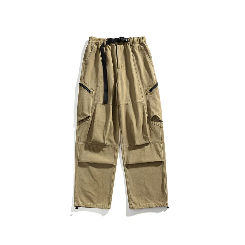 Herren Cargo-Hose mit elastischem Bund, multifunktionalen Taschen und verstellbarem Saum Drune