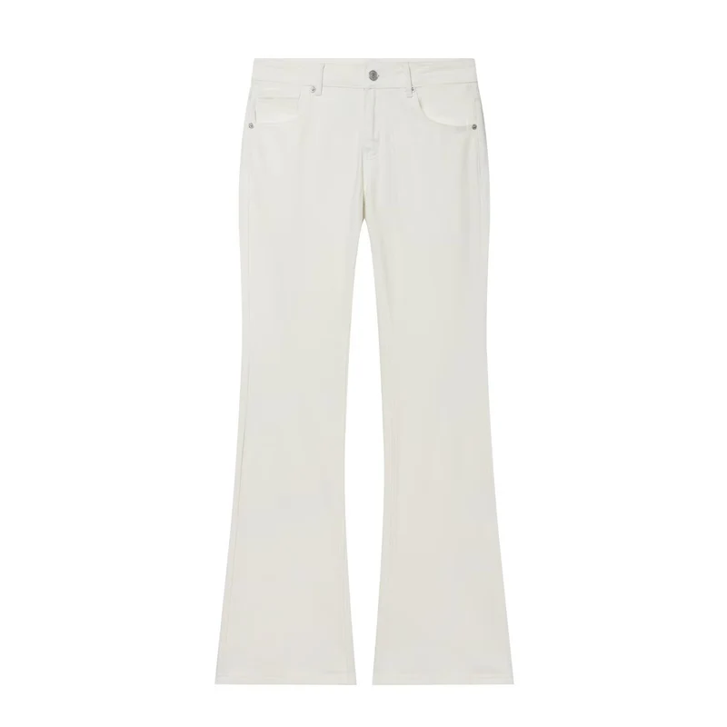 Damen Flared-Jeans mit mittelhohem Bund und Five-Pocket-Design Drune