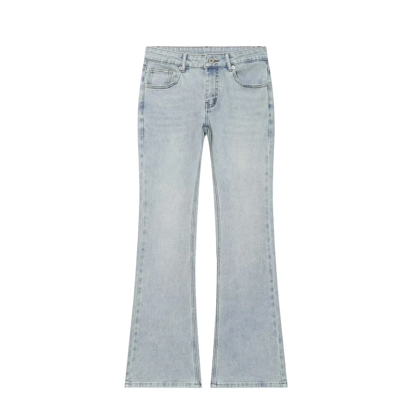 Damen Flared-Jeans mit mittelhohem Bund und Five-Pocket-Design Drune
