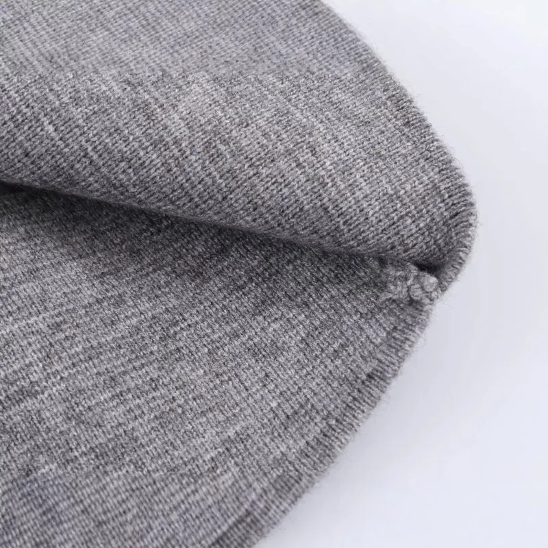 Damen Feinstrickpullover mit Tunnelzugtaillierung, Rundhals und Ballonärmeln Drune