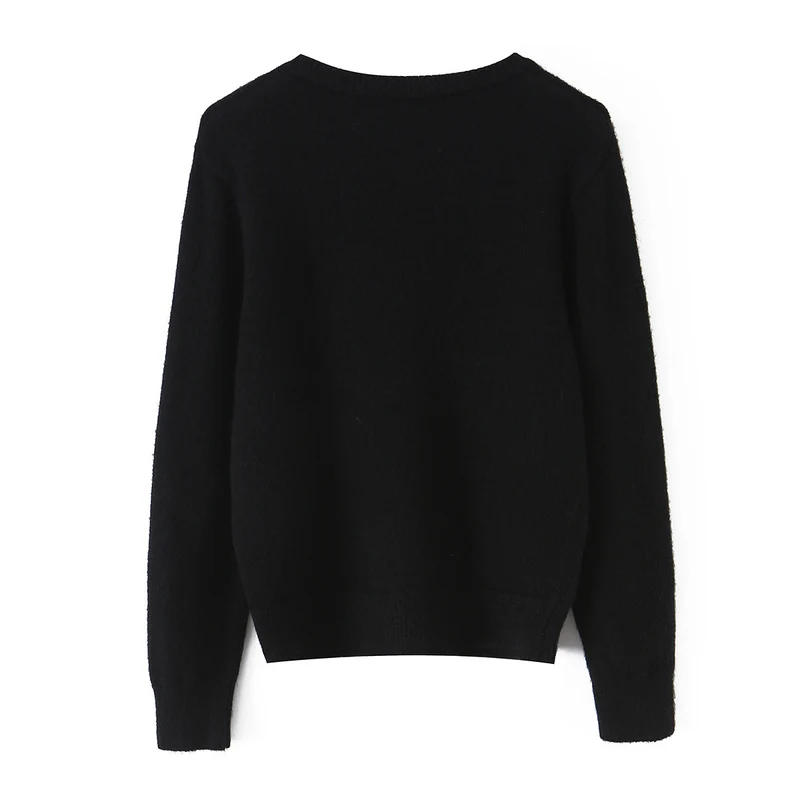 Damen Feinstrick-Cardigan mit Rundhals und durchgehender Knopfleiste Drune