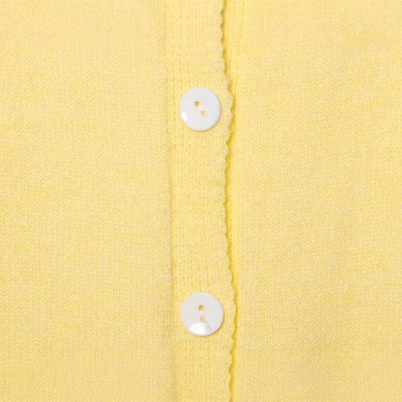 Damen Feinstrick-Cardigan mit integrierter Kontrast-Kapuze und durchgehender Knopfleiste Drune