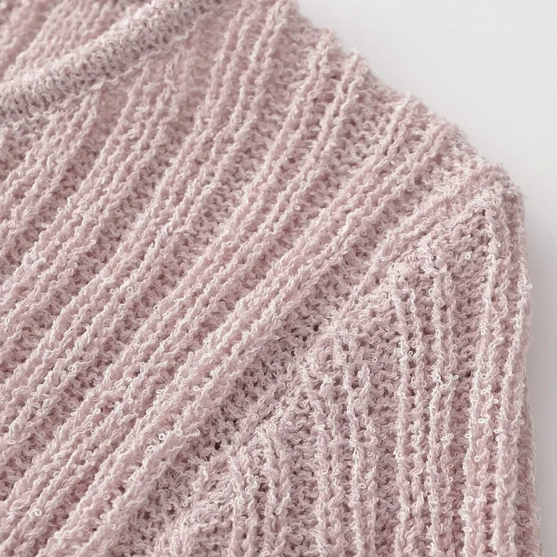 Damen Feinstrick-Cardigan mit Fransenstufen und dekorativen Kugelknöpfen Drune