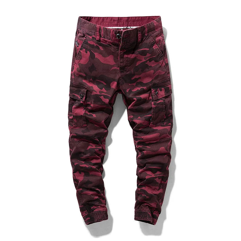 Herren Camo-Utility-Joggerhose mit verstärkten Kniepaneelen und elastischem Knöchelabschluss Drune