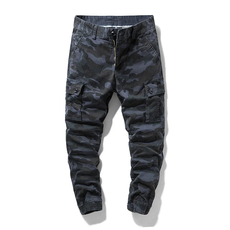Herren Camo-Utility-Joggerhose mit verstärkten Kniepaneelen und elastischem Knöchelabschluss Drune