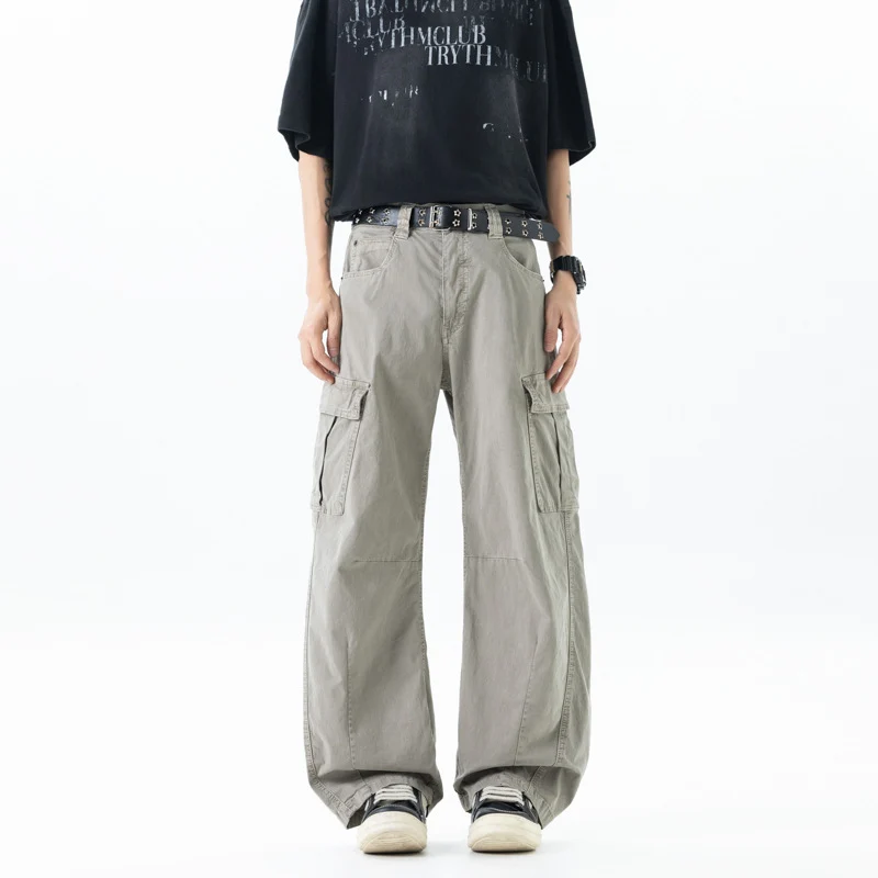 Damen Weite Baumwoll‑Cargo‑Culotte mit Multifachtaschen Drune