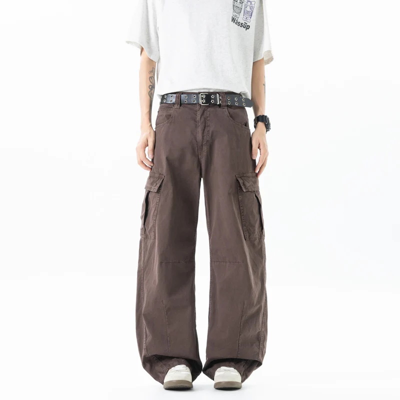 Damen Weite Baumwoll‑Cargo‑Culotte mit Multifachtaschen Drune