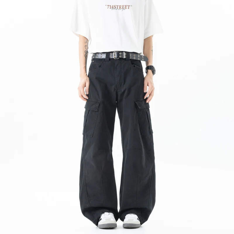 Damen Weite Baumwoll‑Cargo‑Culotte mit Multifachtaschen Drune