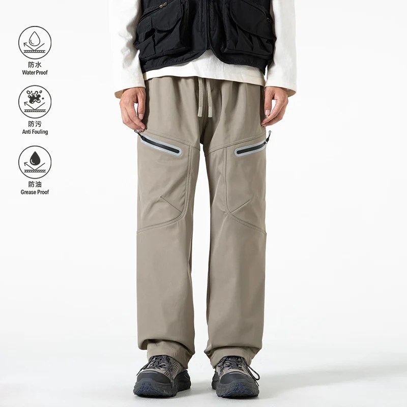 Damen Übergangs‑Cargohose im Vintage‑Wash mit elastischem Komfortbund und Multifunktionsseitenstaschen Drune