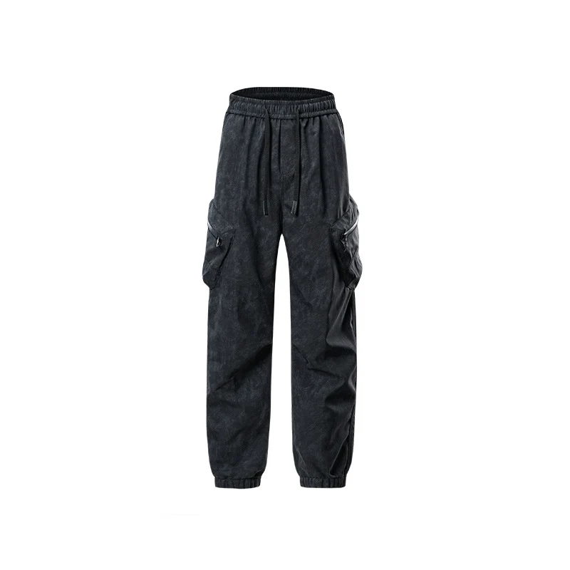Damen Übergangs‑Cargohose im Vintage‑Wash mit elastischem Komfortbund und Multifunktionsseitenstaschen Drune