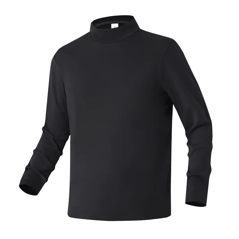 Damen Slim-Fit Langarmshirt mit Stehkragen aus funktionalem Jersey Drune