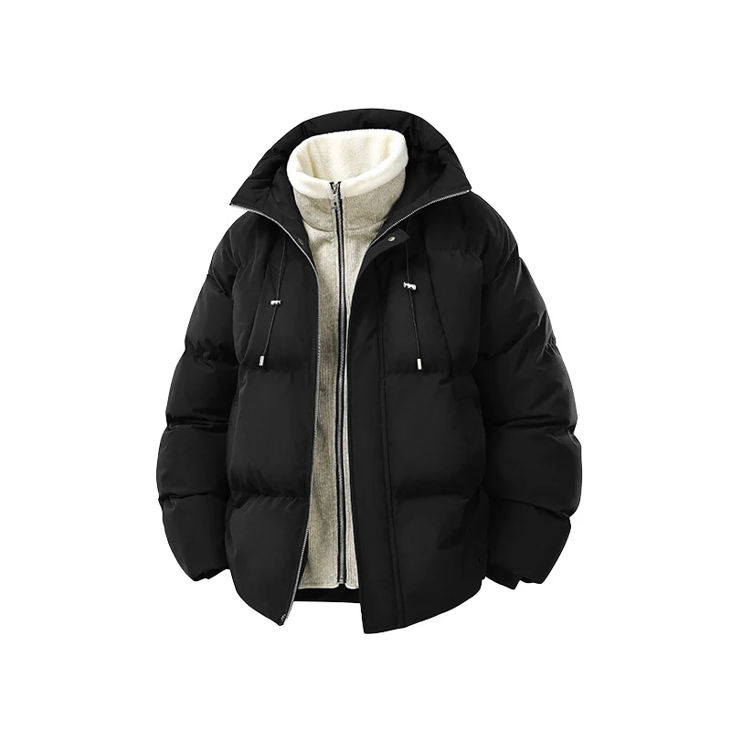 Damen Oversize-Steppjacke mit integriertem Fleece-Innenlayer und Kapuze Drune