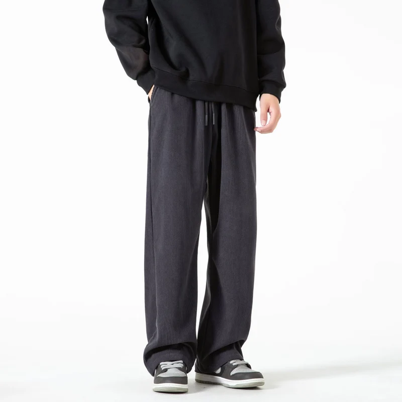 Damen Breit geschnittene Cordhose mit Tunnelzugbund und nachhaltigem Baumwollmix Drune