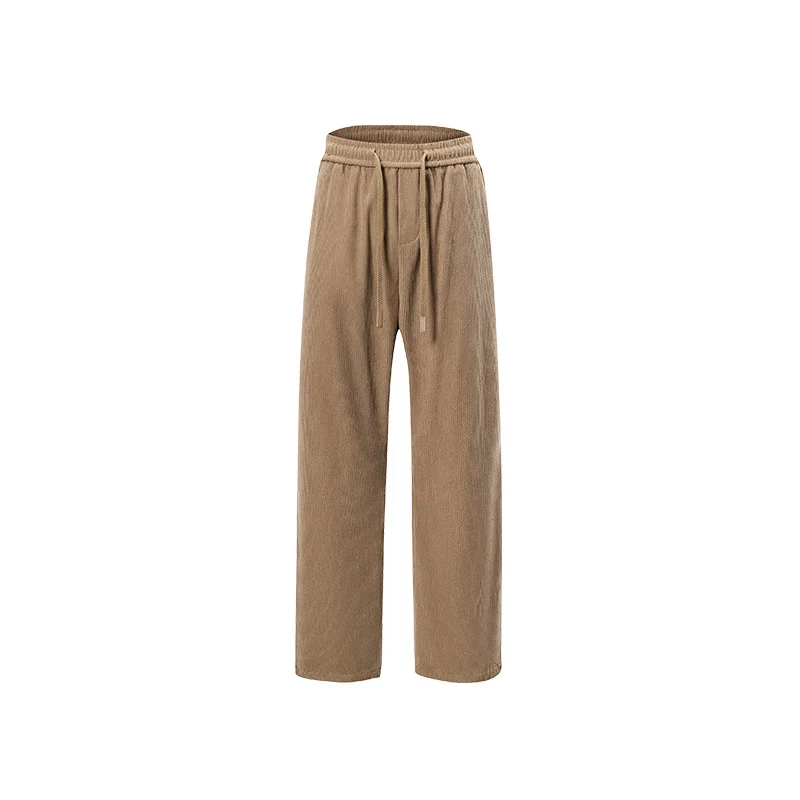 Damen Breit geschnittene Cordhose mit Tunnelzugbund und nachhaltigem Baumwollmix Drune