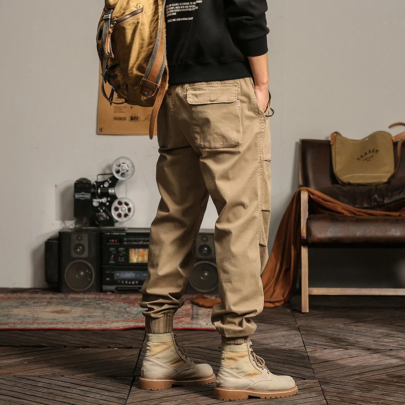 Herren Tapered-Cargojogger mit elastischem Komfortbund, Pattentaschen und Knöchelbündchen Drune