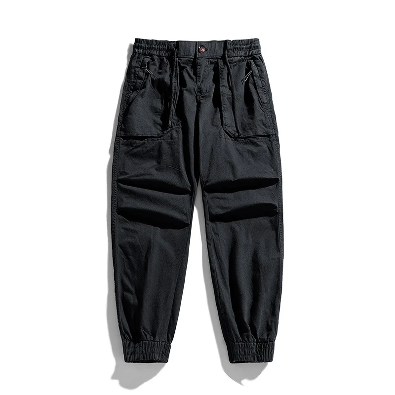 Herren Tapered-Cargojogger mit elastischem Komfortbund, Pattentaschen und Knöchelbündchen Drune