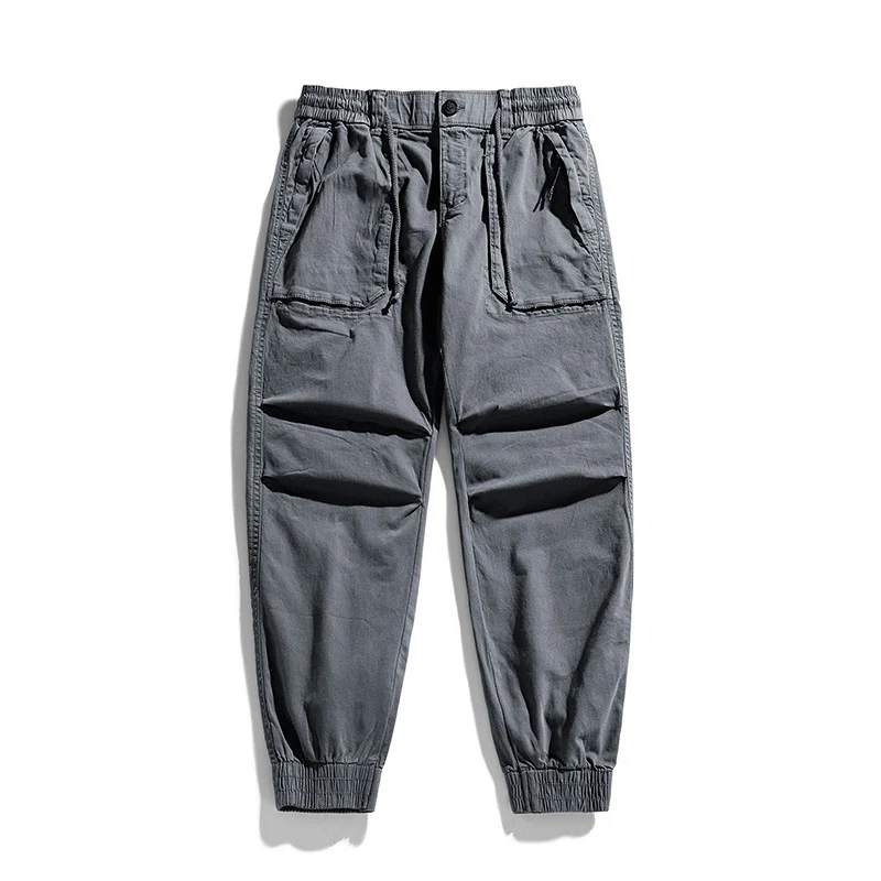 Herren Tapered-Cargojogger mit elastischem Komfortbund, Pattentaschen und Knöchelbündchen Drune