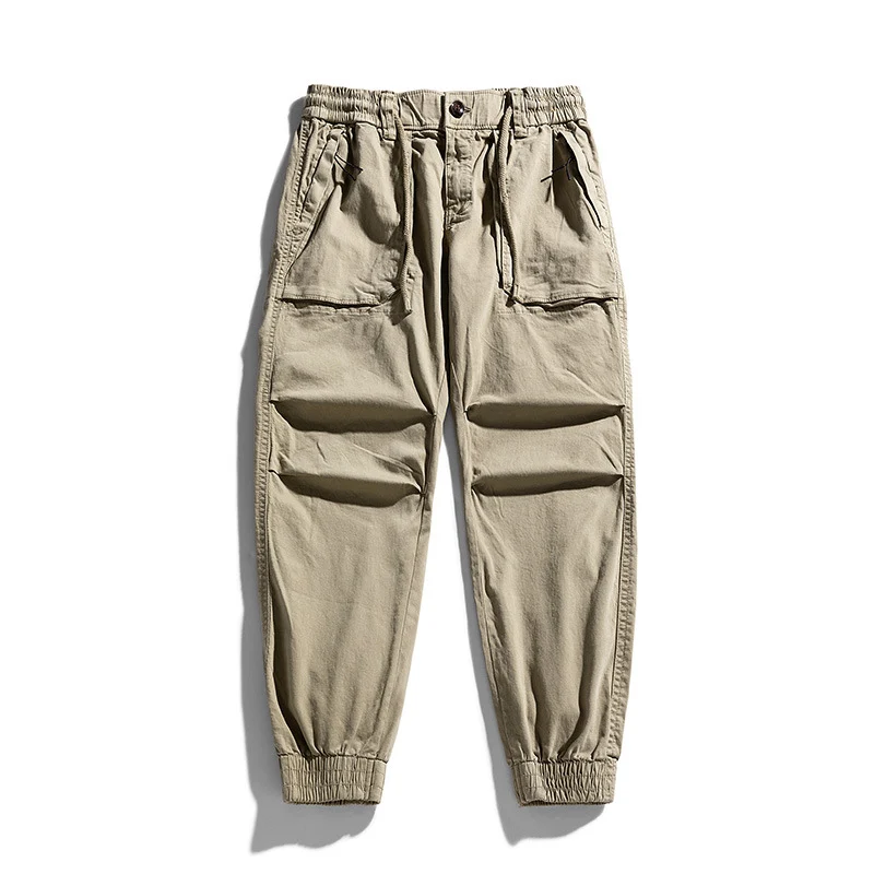 Herren Tapered-Cargojogger mit elastischem Komfortbund, Pattentaschen und Knöchelbündchen Drune