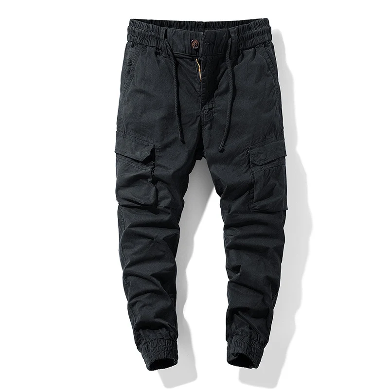 Herren Tapered‑Cargohose im Joggerstil mit elastischem Komfortbund und großzügiger Taschenorganisation Drune