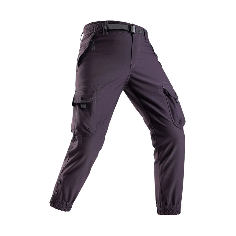 Herren Tapered Cargo-Joggerhose im Tactical-Utility-Stil mit elastischem Knöchelsaum und Multifachtaschen Drune