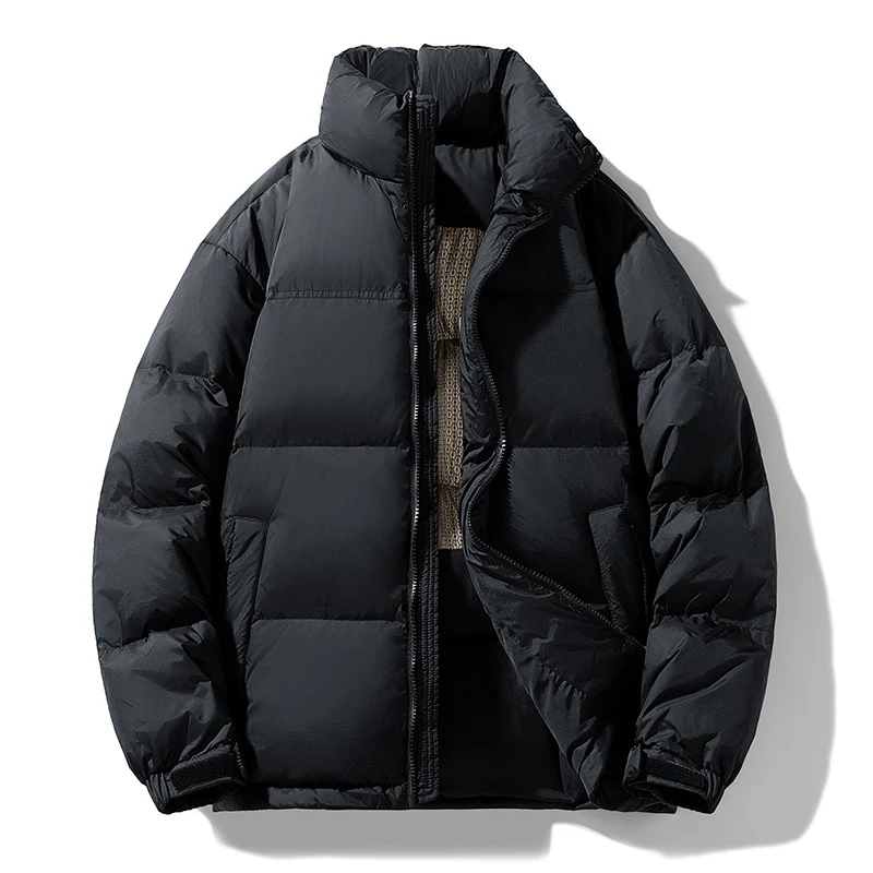 Herren Steppjacke mit hohem Stehkragen und Thermofutter Drune