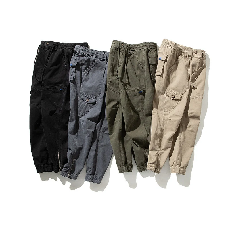 Herren Städtischer Tapered Funktions-Jogger mit elastischem Komfortbund, verstärkten Kniepartien und Knöchelreißverschluss Drune