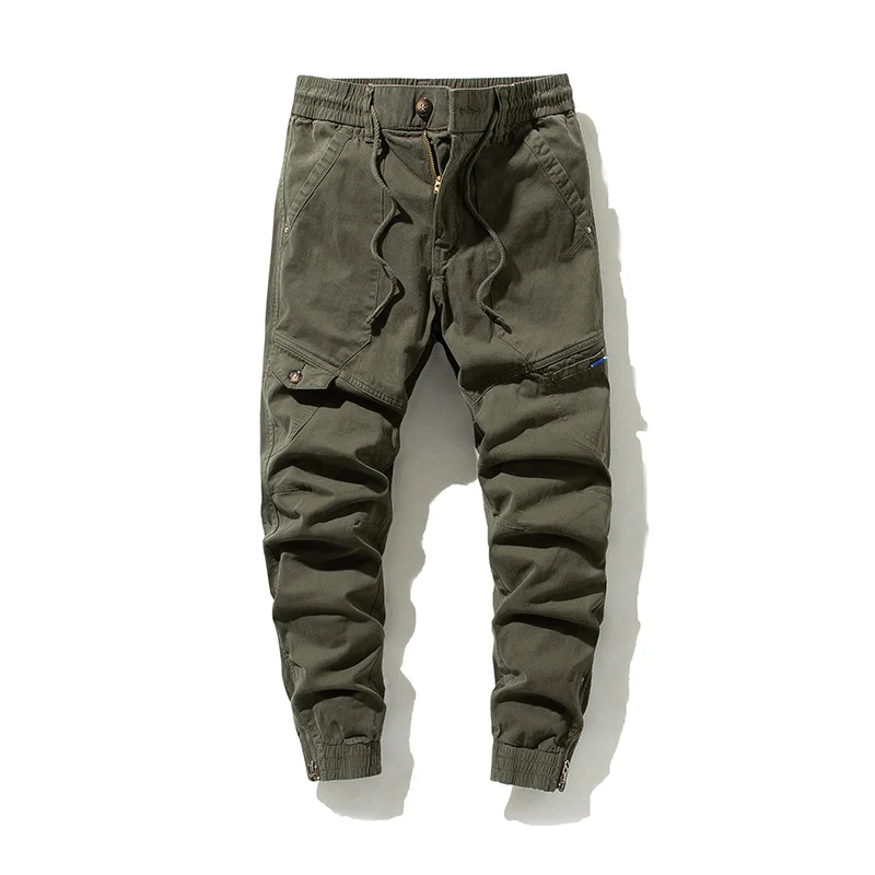 Herren Städtischer Tapered Funktions-Jogger mit elastischem Komfortbund, verstärkten Kniepartien und Knöchelreißverschluss Drune
