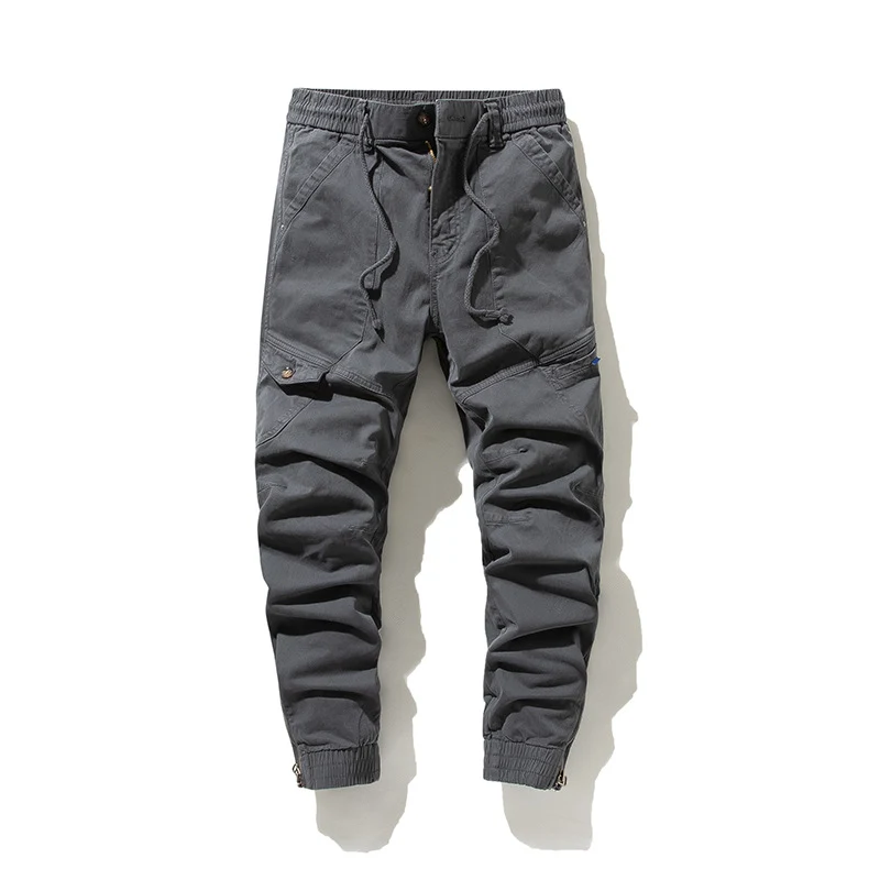Herren Städtischer Tapered Funktions-Jogger mit elastischem Komfortbund, verstärkten Kniepartien und Knöchelreißverschluss Drune