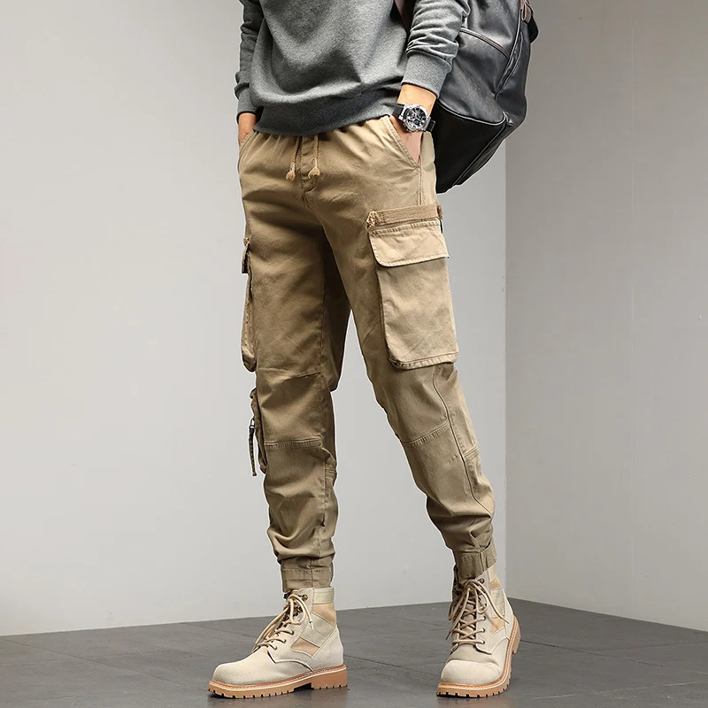 Herren Slim‑Tapered Cargo‑Jogginghose Drune