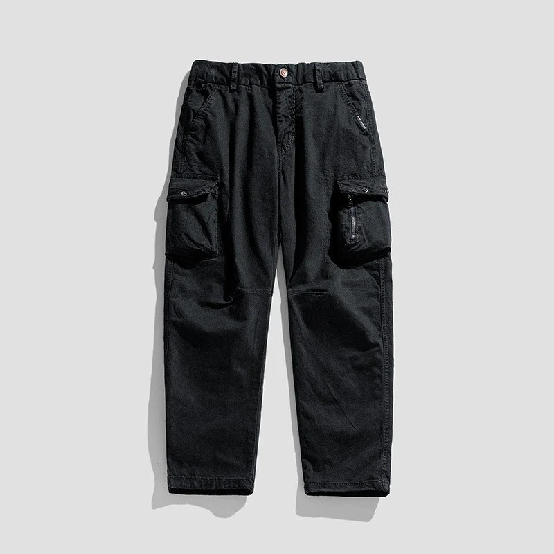 Herren Robuste Utility-Cargohose mit Mehrfachtaschen und verstärkten Kniepartien Drune