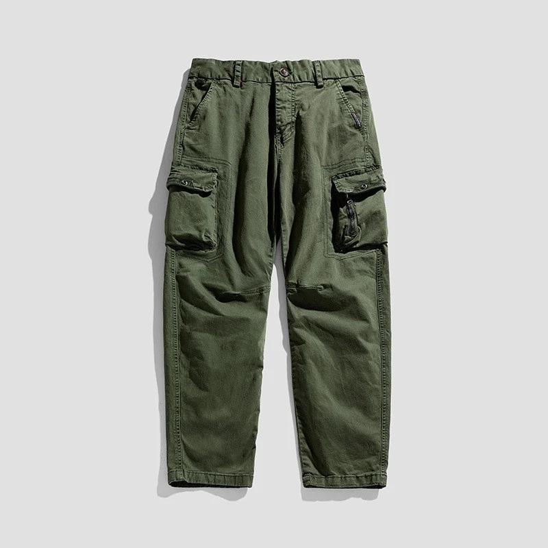 Herren Robuste Utility-Cargohose mit Mehrfachtaschen und verstärkten Kniepartien Drune