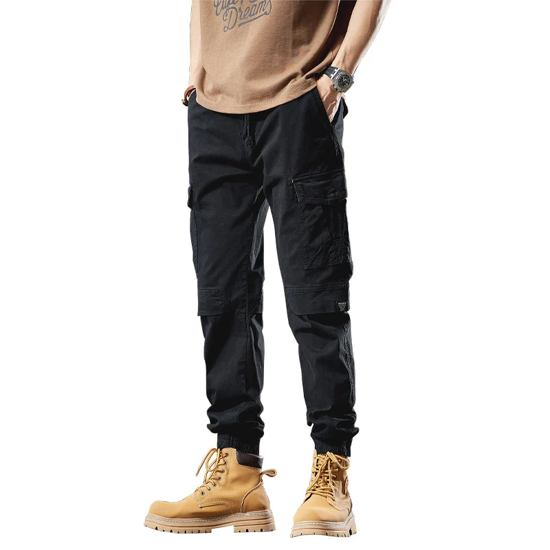 Herren Robuste Ripstop-Cargojogger mit ergonomischen Knieabnähern, Klett‑Klappen und verstellbarem Saum Drune