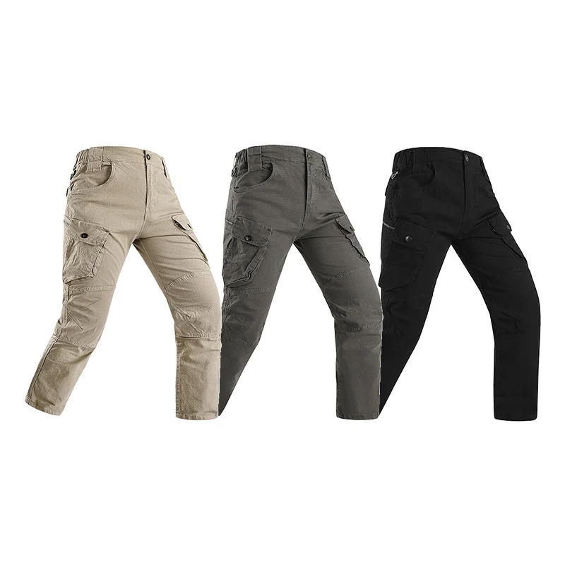 Herren Robuste Cargohose mit verstärkten Kniepartien und Mehrfach‑Taschen Drune