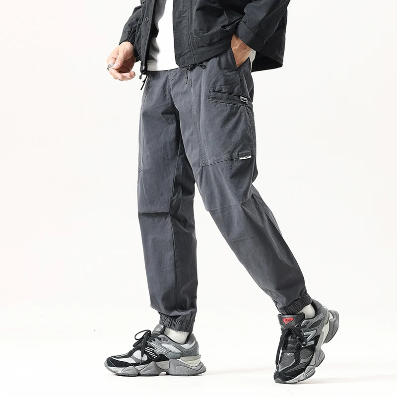Herren Relaxed Tactical‑Cargo‑Jogger mit Knieabnähern und Elastikbündchen Drune