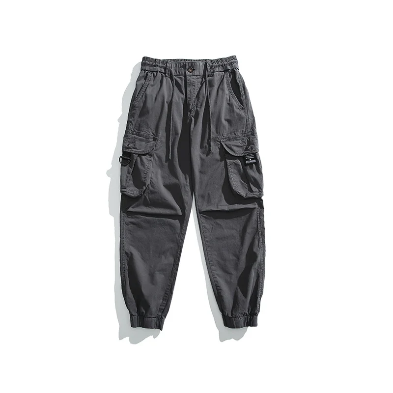 Herren Relaxed‑Fit Ripstop Cargojoggerhose mit D Ring und Mehrfachtaschen Drune