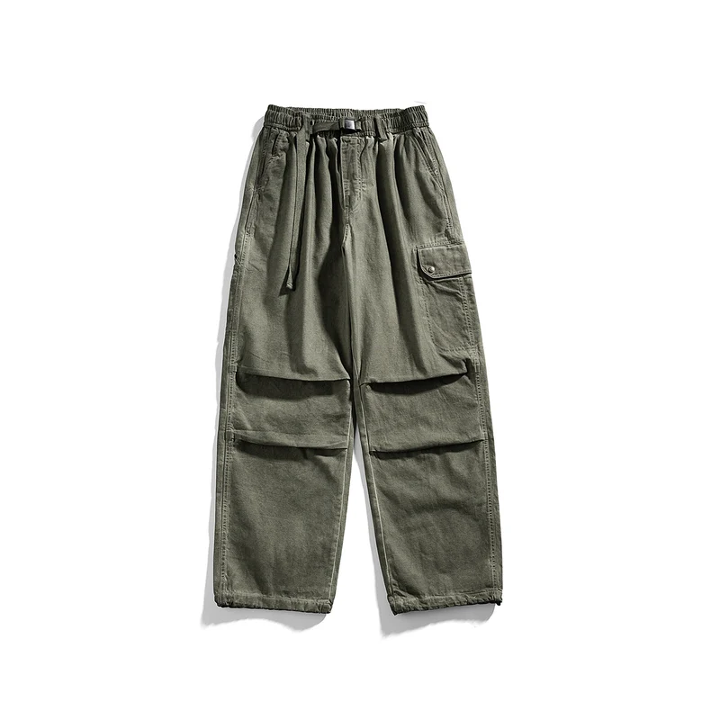 Herren Relaxed Cargo-Hose mit elastischem Bund, Lagen-Paneelen und Utility-Taschen Drune