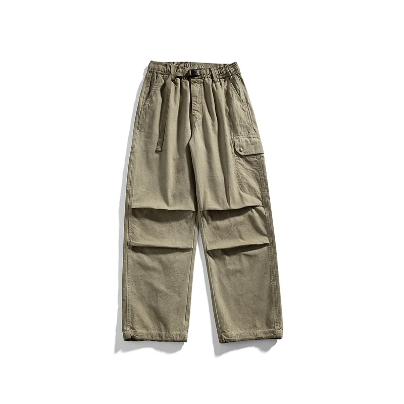 Herren Relaxed Cargo-Hose mit elastischem Bund, Lagen-Paneelen und Utility-Taschen Drune